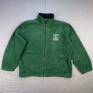 Colorado Timberline Men's Xl Green Fleece Full Zip Jacket Maine Embroidered 100